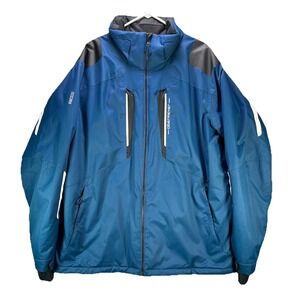 Obermeyer Foundation Jacket Mens 2XL Blue Ski Snowboard Insulated Recco